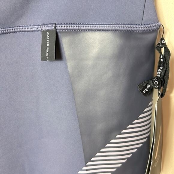 NWT Athleta X Allyson Felix Legend 7/8 tights leggings in Medieval Violet - Picture 6 of 14